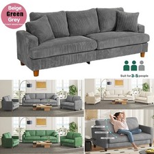 3/4 Seater Corduroy Sofa Jumbo