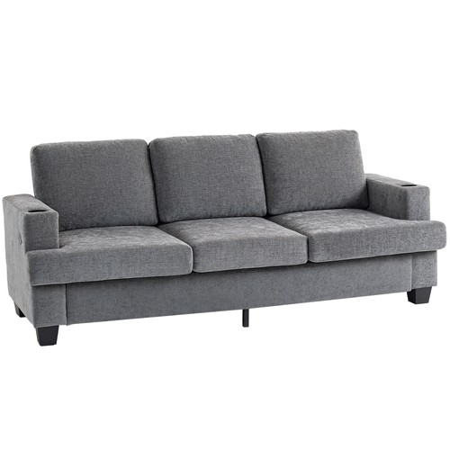Homcom seater sofa - homcom, fabric