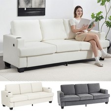 3 Seater Sofa with USB Ports &
