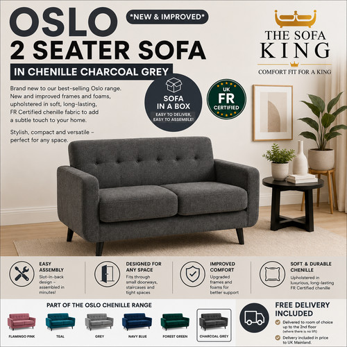 Charcoal grey chenille sofas - sofas, |
