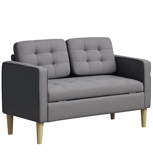 Homcom compact seater sofa - homcom,