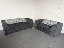 3&2 Seater Sofa Set Grey With