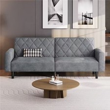 2 SEATER GREY SOFA UNDER 200 -