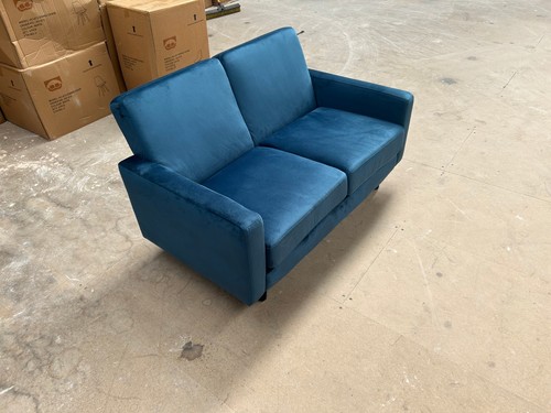 Cheap sofa blue - blue, compact
